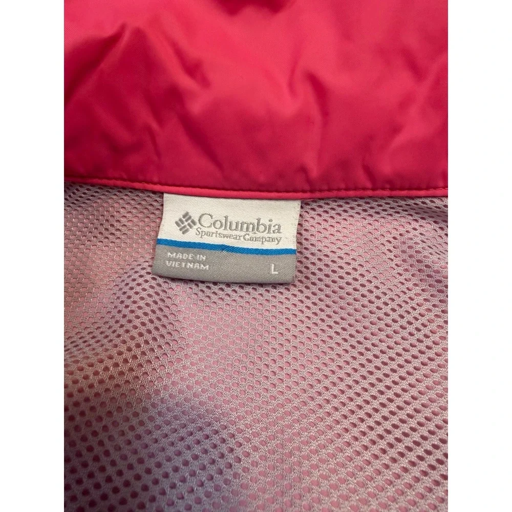 Women's Columbia Switchback IV hooded packable windbreaker. Sz L Hiking, running - Picture 4 of 10